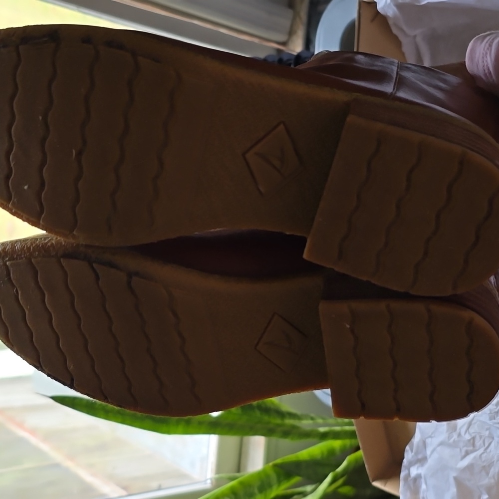 Sperry Brown Leather Ankle Booties - Picture 3 of 4
